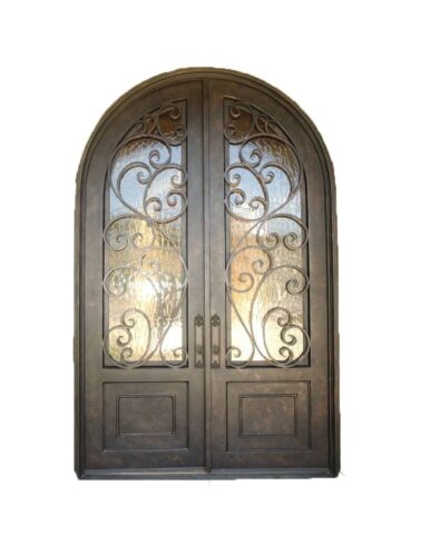 Wrought iron front door