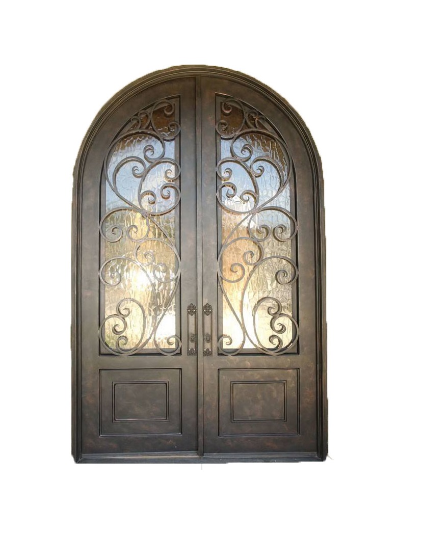 Wrought iron front door