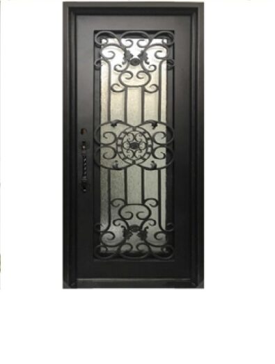 iron front door