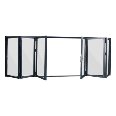 Black Aluminum Bifold Door