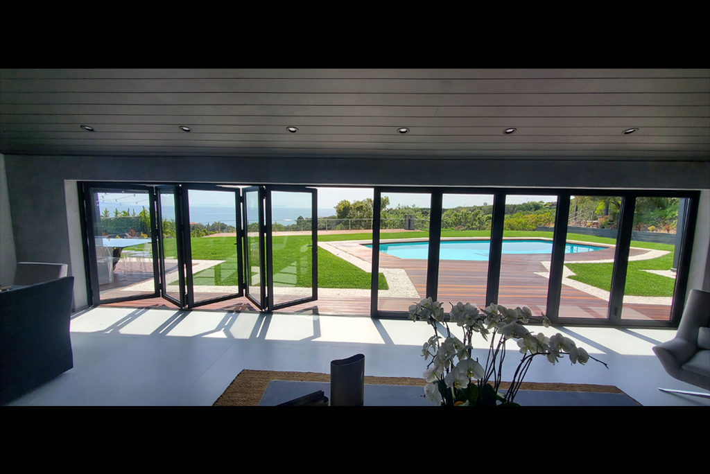 Big Custom Bifold Door for backyard