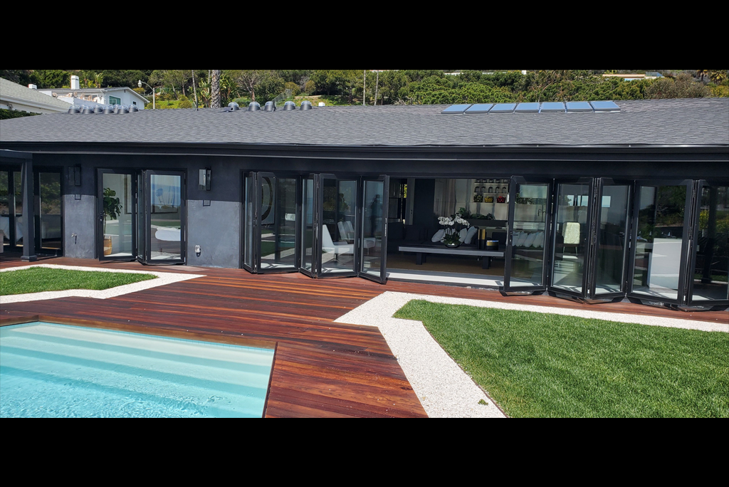 Big Custom Bifold Door for backyard