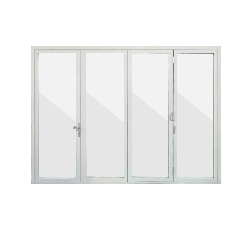 Aluminum BiFold Door – 120″ x 80″ (1R3L) Outswing in white color