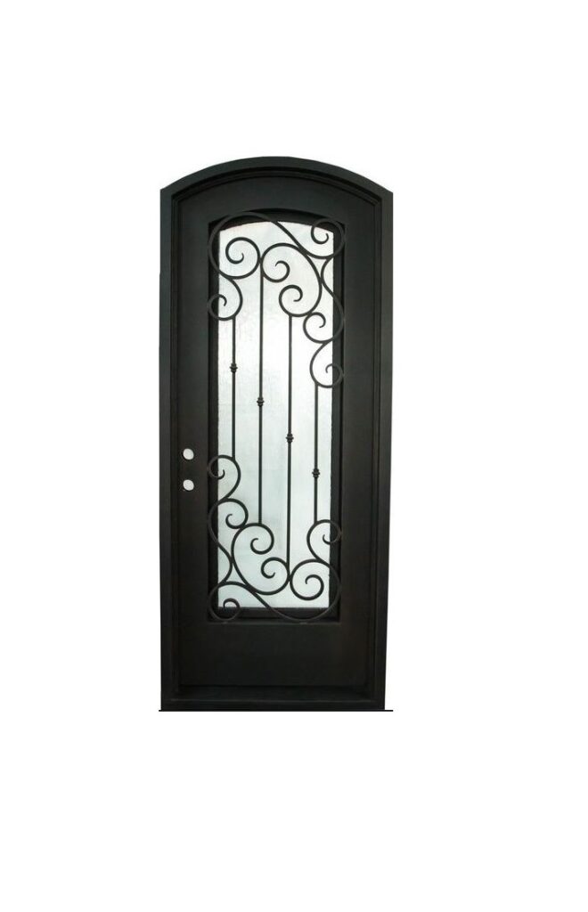 Wrought Iron Entry Door