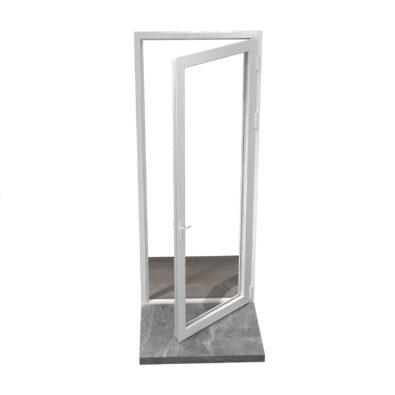 Matte White Single Patio Door
