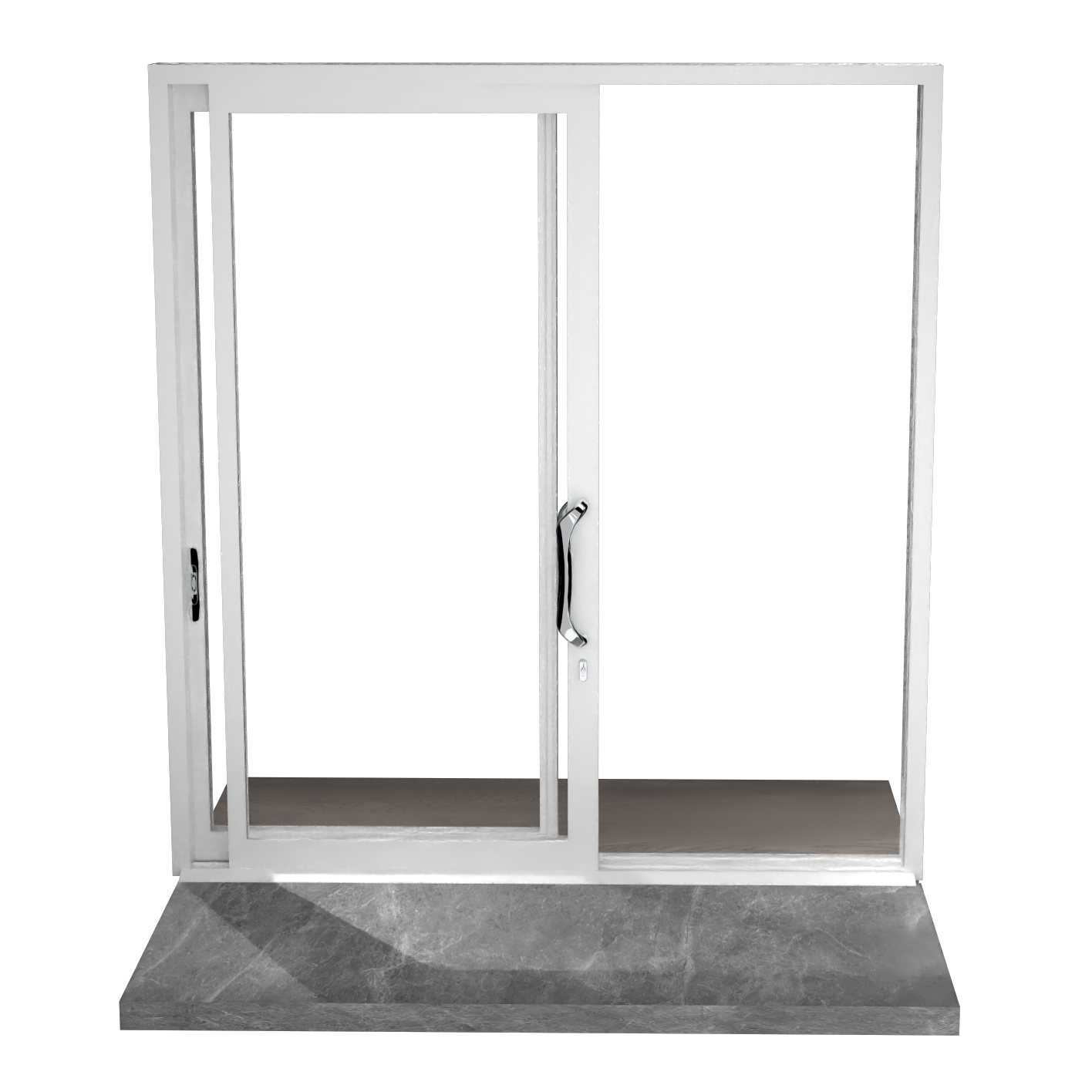 Panoramic doors overlooking garden