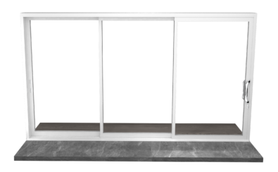 Elegant folding doors to garden patio
