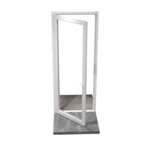 Premium glass Single bifold door with aluminum frame