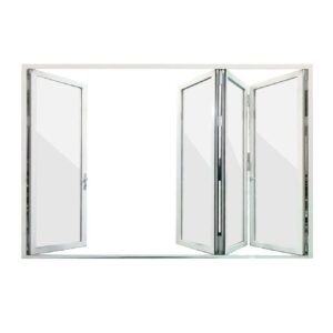 Black bifold door