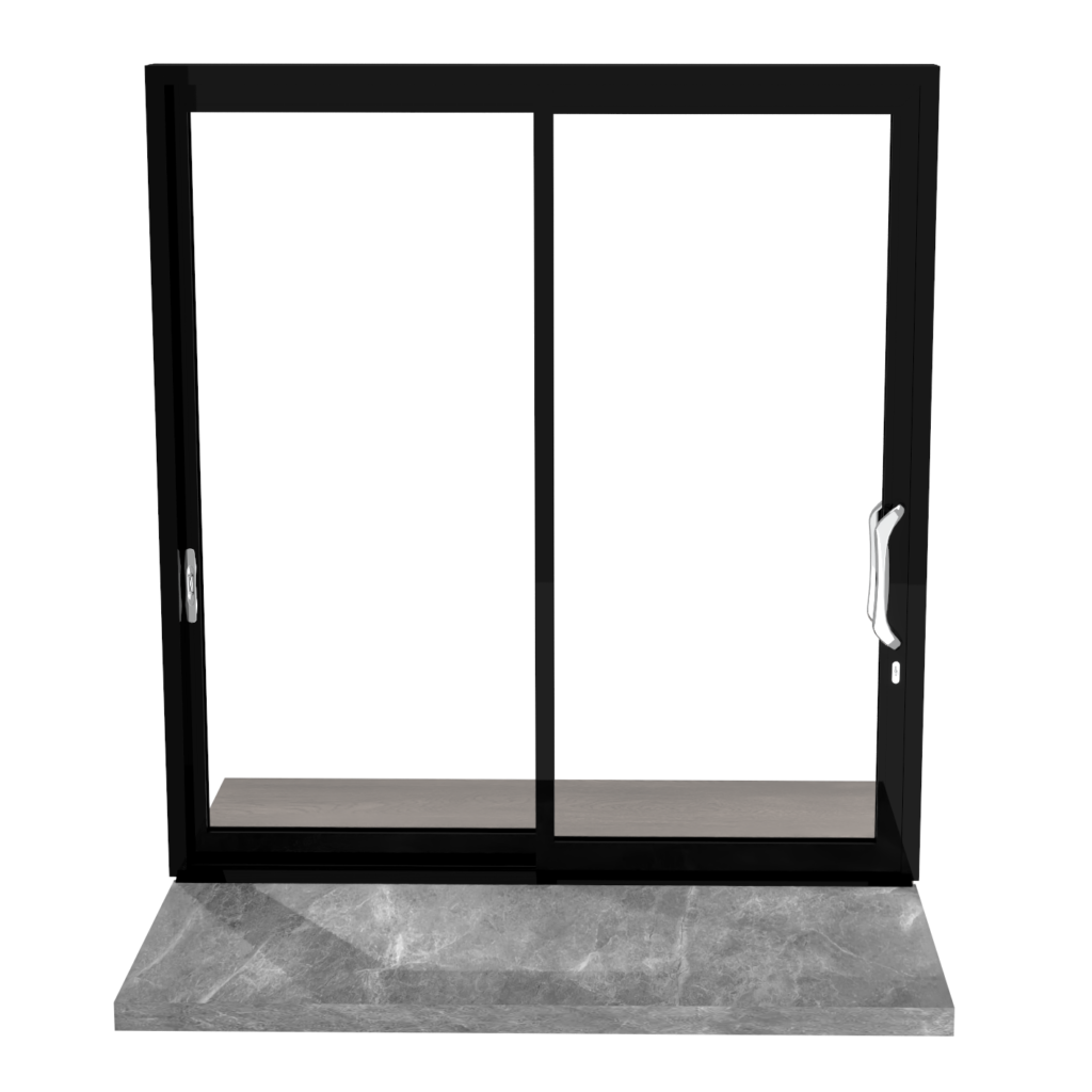 Aluminum sliding glass doors 