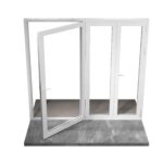 Premium white folding bifold door design